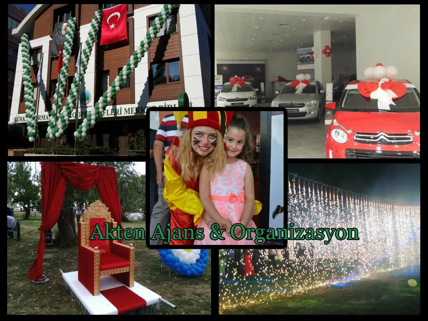 Ankara baby shower partisi için pembe balon kemer