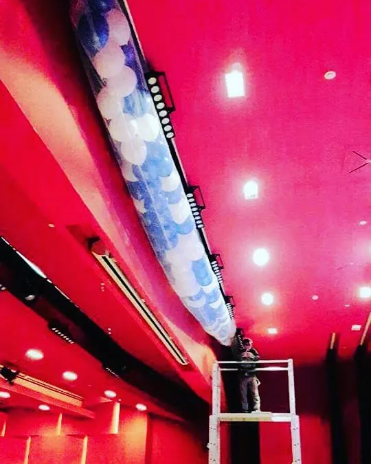 İzmir baby shower için pembe Noel süslemesi