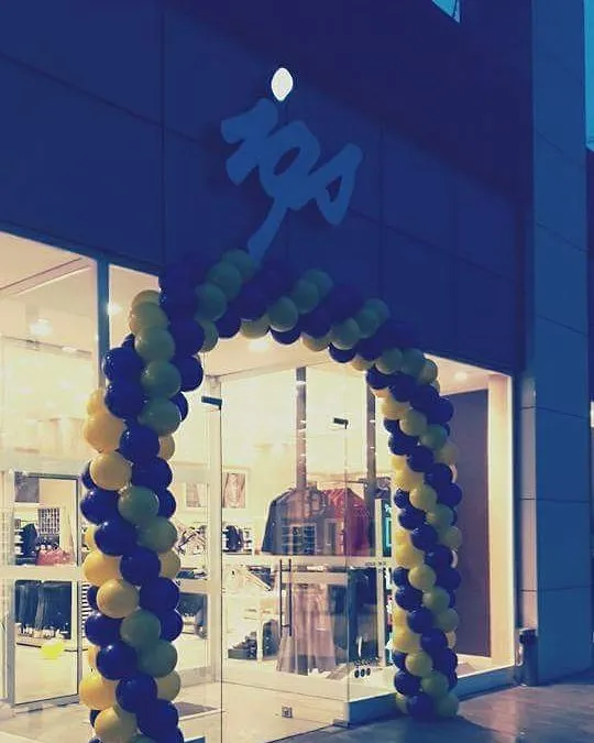 Ankara nişan için turkuaz balon bulut standı