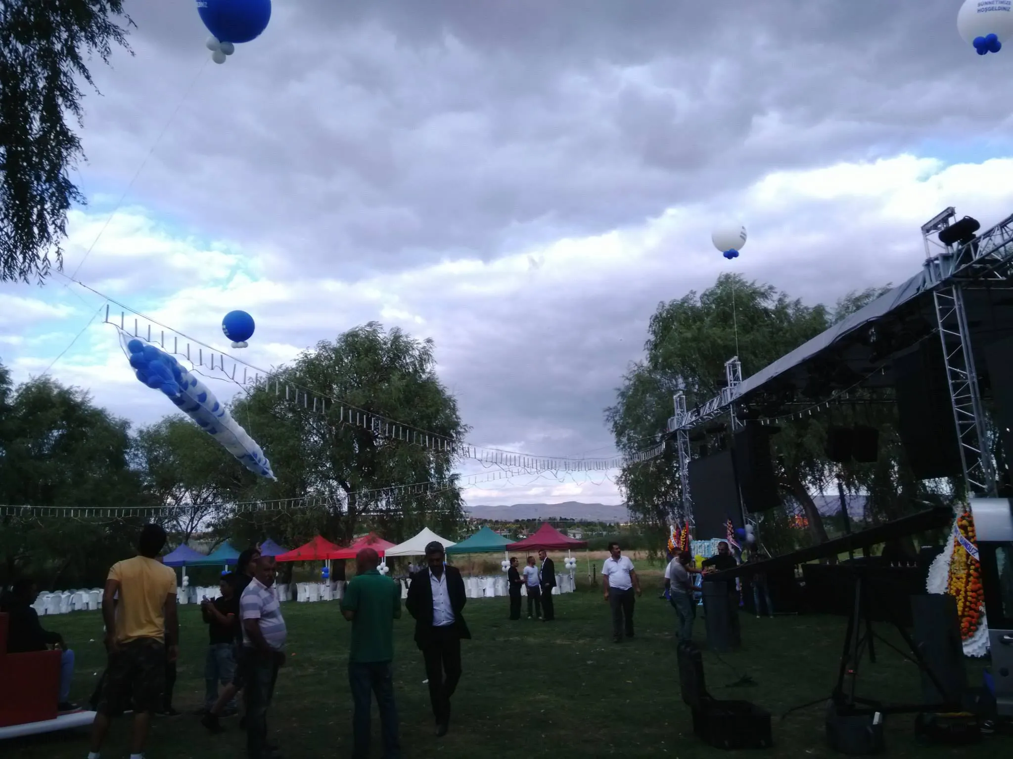 Sincan söz ve nişan için balon süsleme